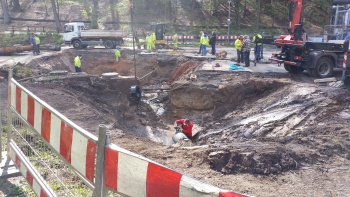 Baustelle Meerwiesertalweg Baustelle Meerwiesertalweg