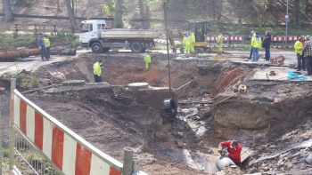 Baustelle Meerwiesertalweg Baustelle Meerwiesertalweg