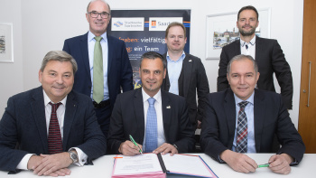 Unterzeichnung Kooperationsverlängerung Lebach mit Stadtwerke Saarbrücken Unterzeichnung Kooperationsverlängerung Lebach mit Stadtwerke Saarbrücken