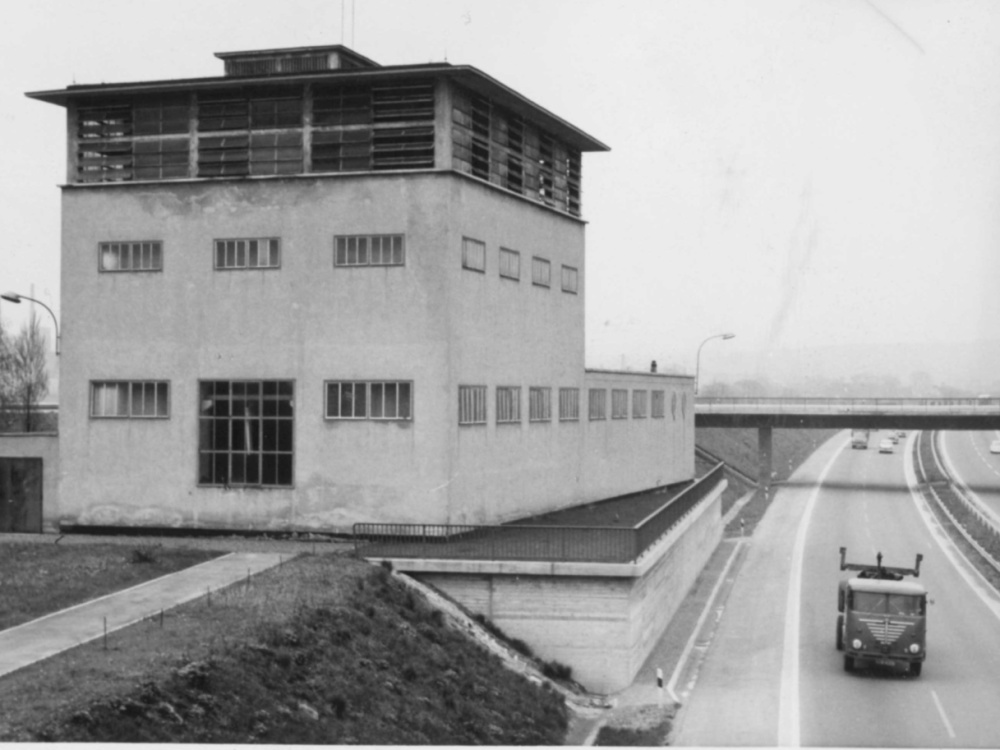 Wasserwerk St. Arnual, um 1967 Wasserwerk St. Arnual um 1967